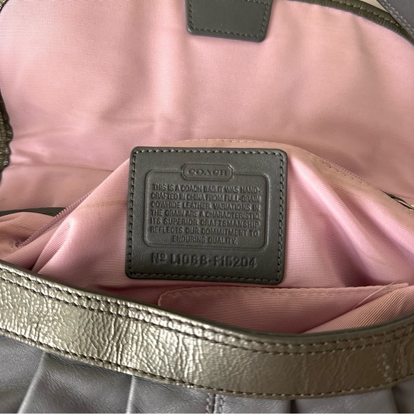 Vintage Coach F15204 Grey SoHo Shoulder Buckle Bag - Picture 10 of 13